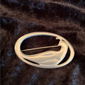 Kenneth Kantro Circa 87 Pewter Pheasant Brooch